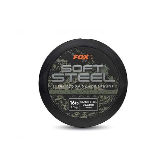 Fox Soft Steel Fleck Camo Mono 0.33mm 1000m