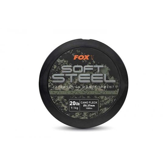 Fox Soft Steel Fleck Camo Mono 0.37mm 1000m