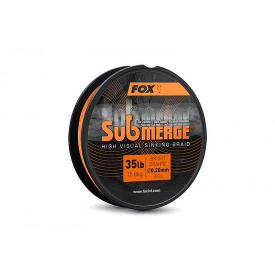 Fox Submerge Orange Sinking Braid 300m 0.20mm