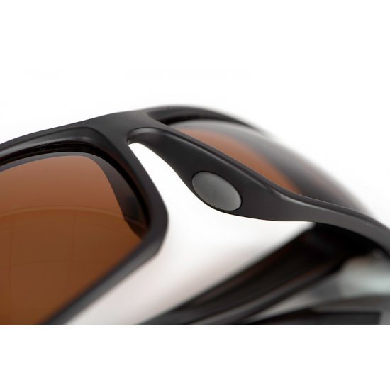 Fox Rage Floating Wrap Dark Grey Sunglasses Brown Lenses With Mirror Finish