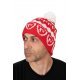 Fox Rage Voyager Red and White Bobble Hat