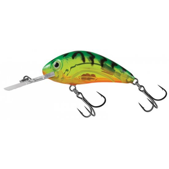 Salmo Rattlin Hornet Clear Floating 4.5cm Clear Hot Green Tiger