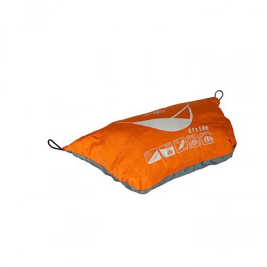 Bo-Camp Reishangmat Parachute Hover Oranje -Grijs